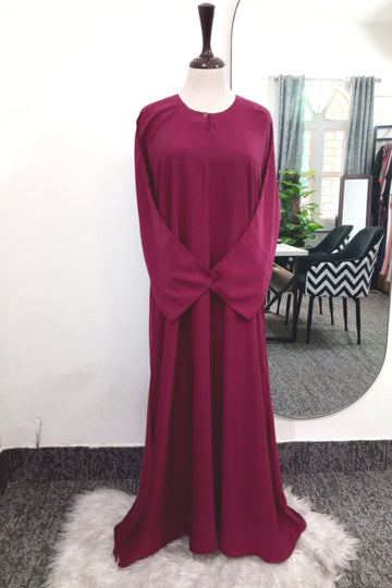 Sophia Plain - Maroon
