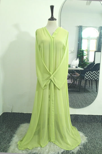 Chiffon Shrug- Lime Plain