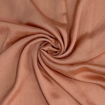 Crinkle Silk Hijab-Creamy Peach