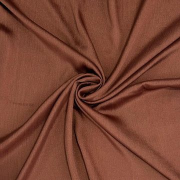 Crinkle Silk Hijab-Dark Brown