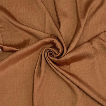 Crinkle Silk Hijab-Copper Brown