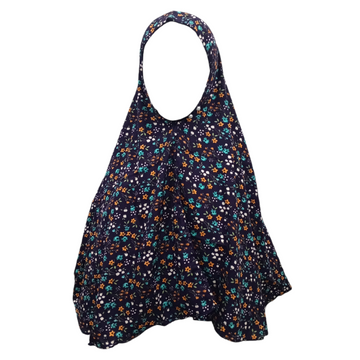 Kids Hijab Linen- Navy Blue