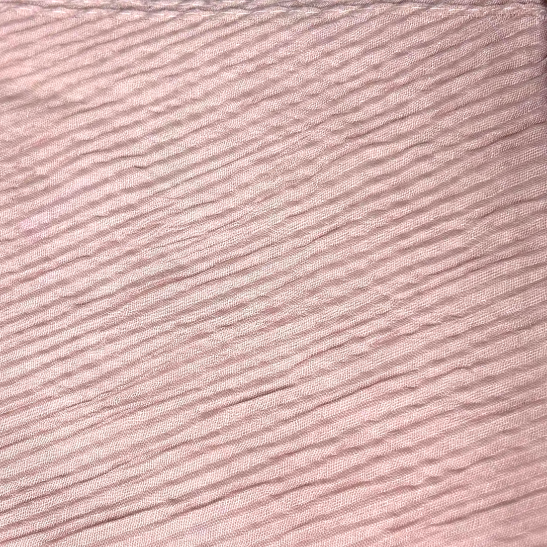 Crinkle Viscose Hijab XL - Water Pink
