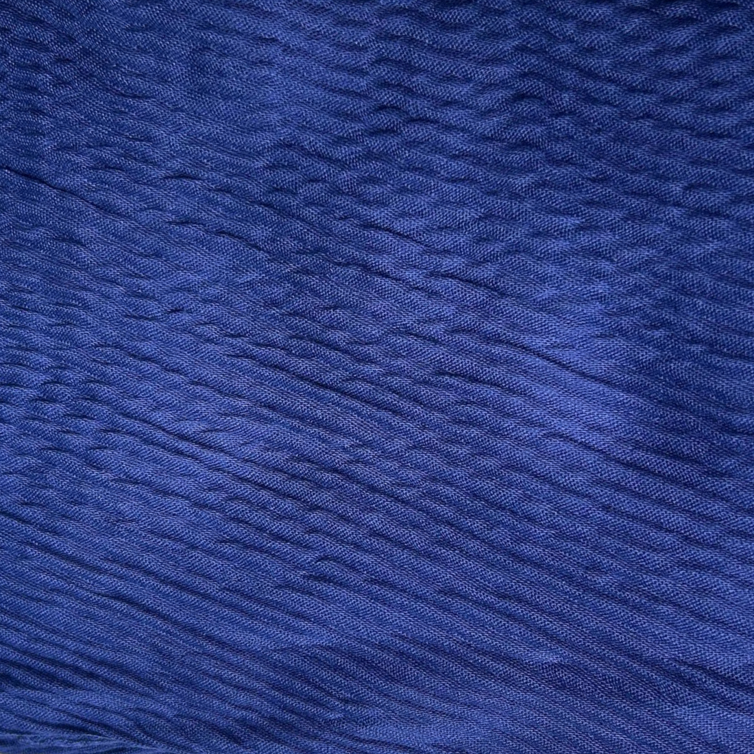 Crinkle Viscose Hijab XL - Blue