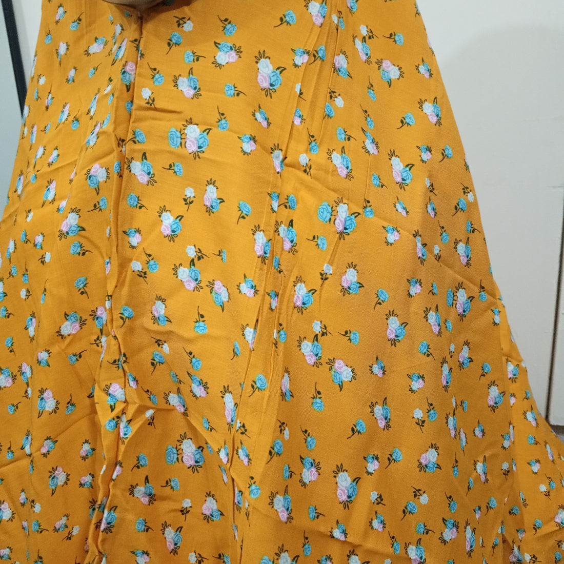 Kids Hijab Linen- Yellow