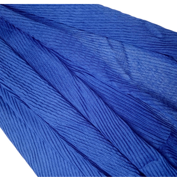 Crinkle Viscose Hijab XL - Blue