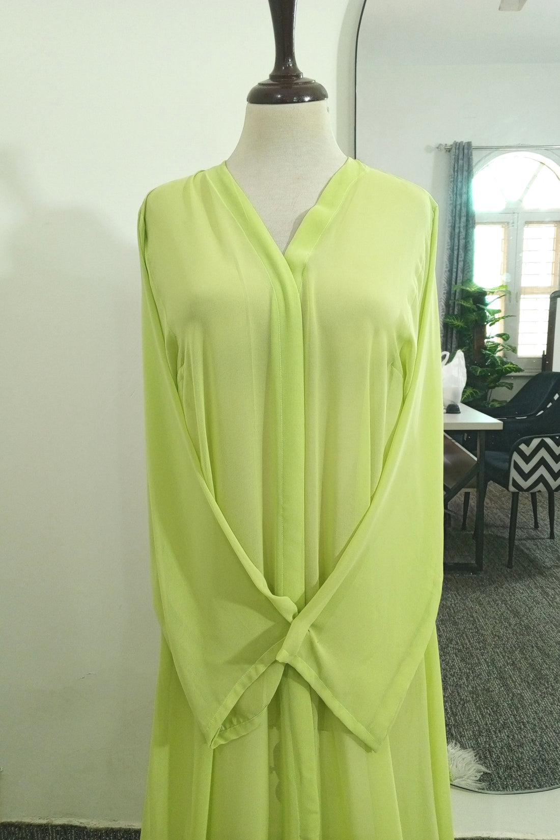 Chiffon Shrug- Lime Plain