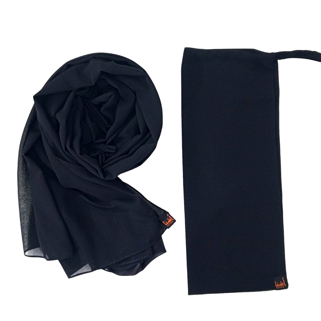 Hijab & Niqab Set-Black