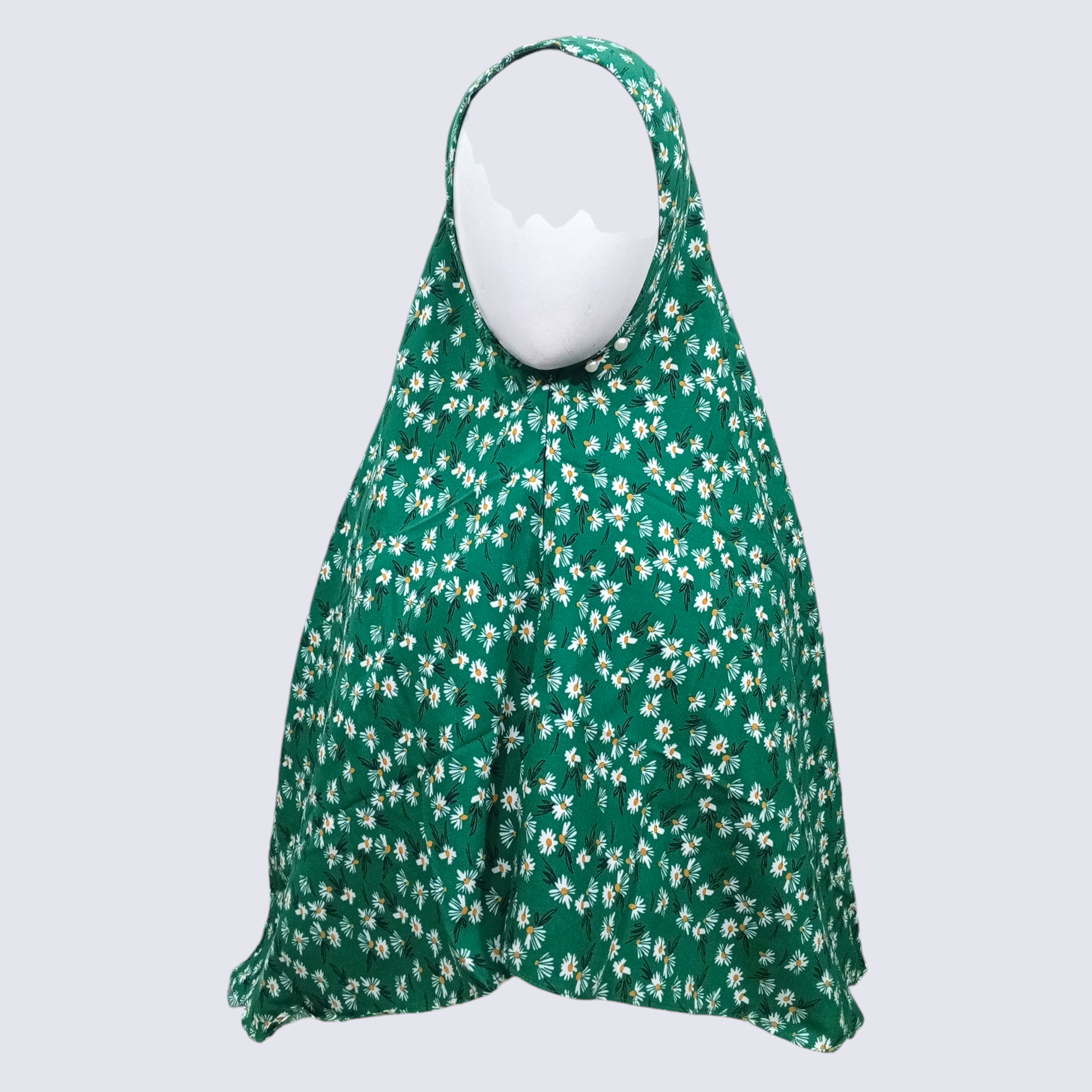 Kids Hijab Linen- Green