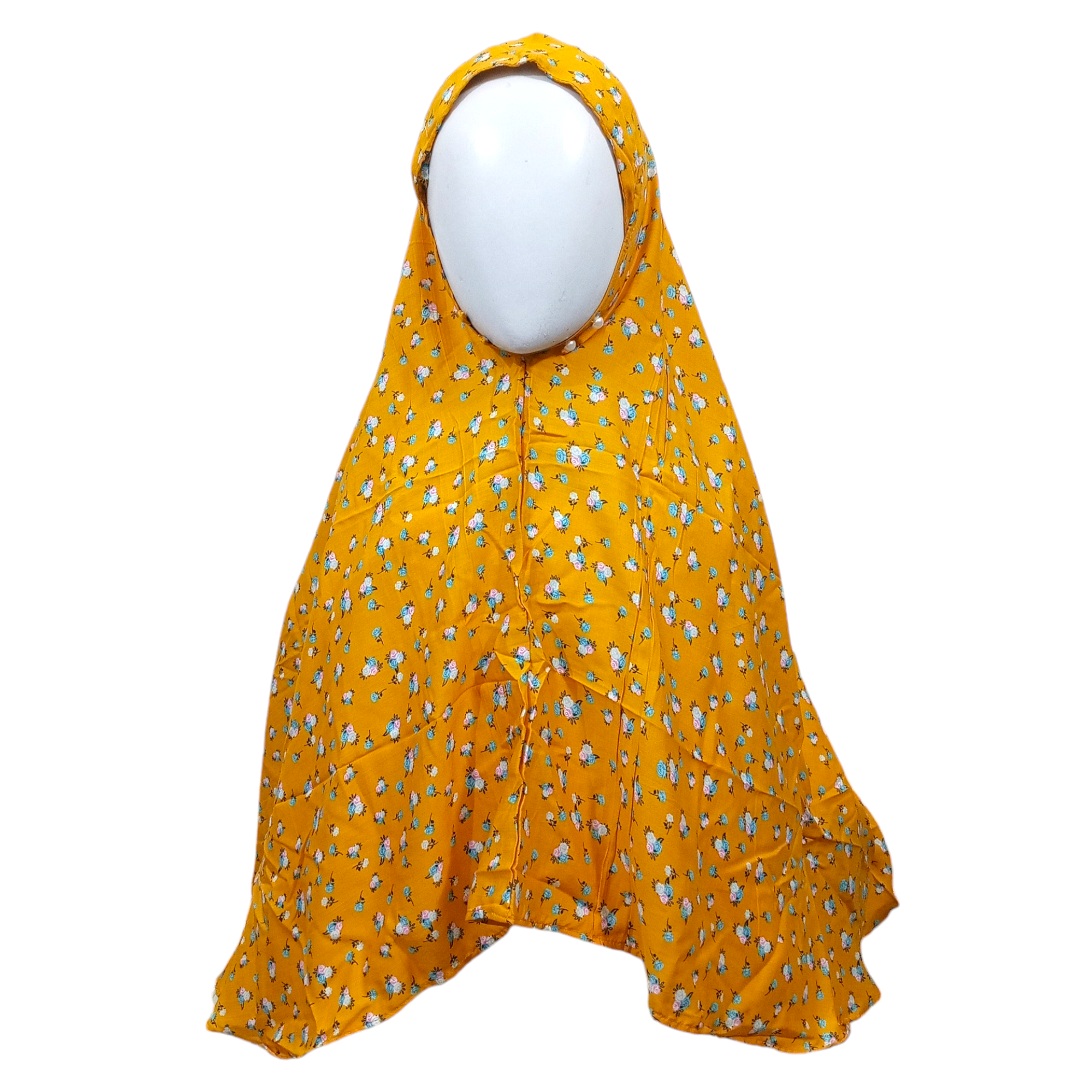 Kids Hijab Linen- Yellow
