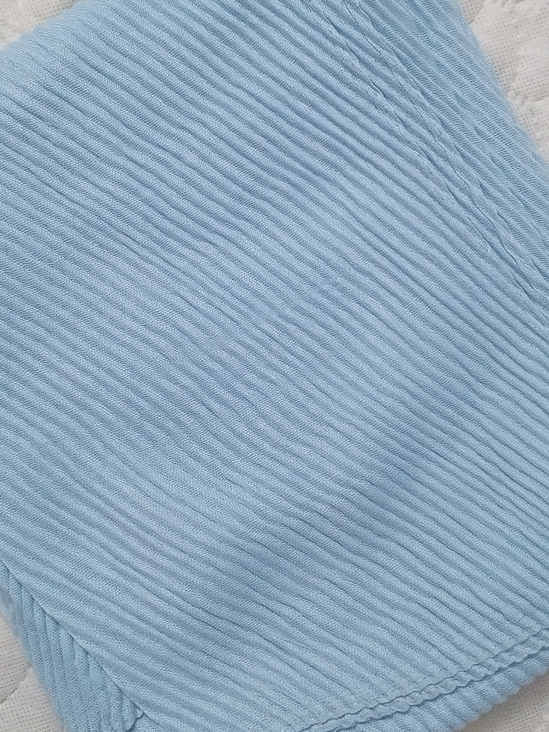 Crinkle Viscose Hijab XL - Sky